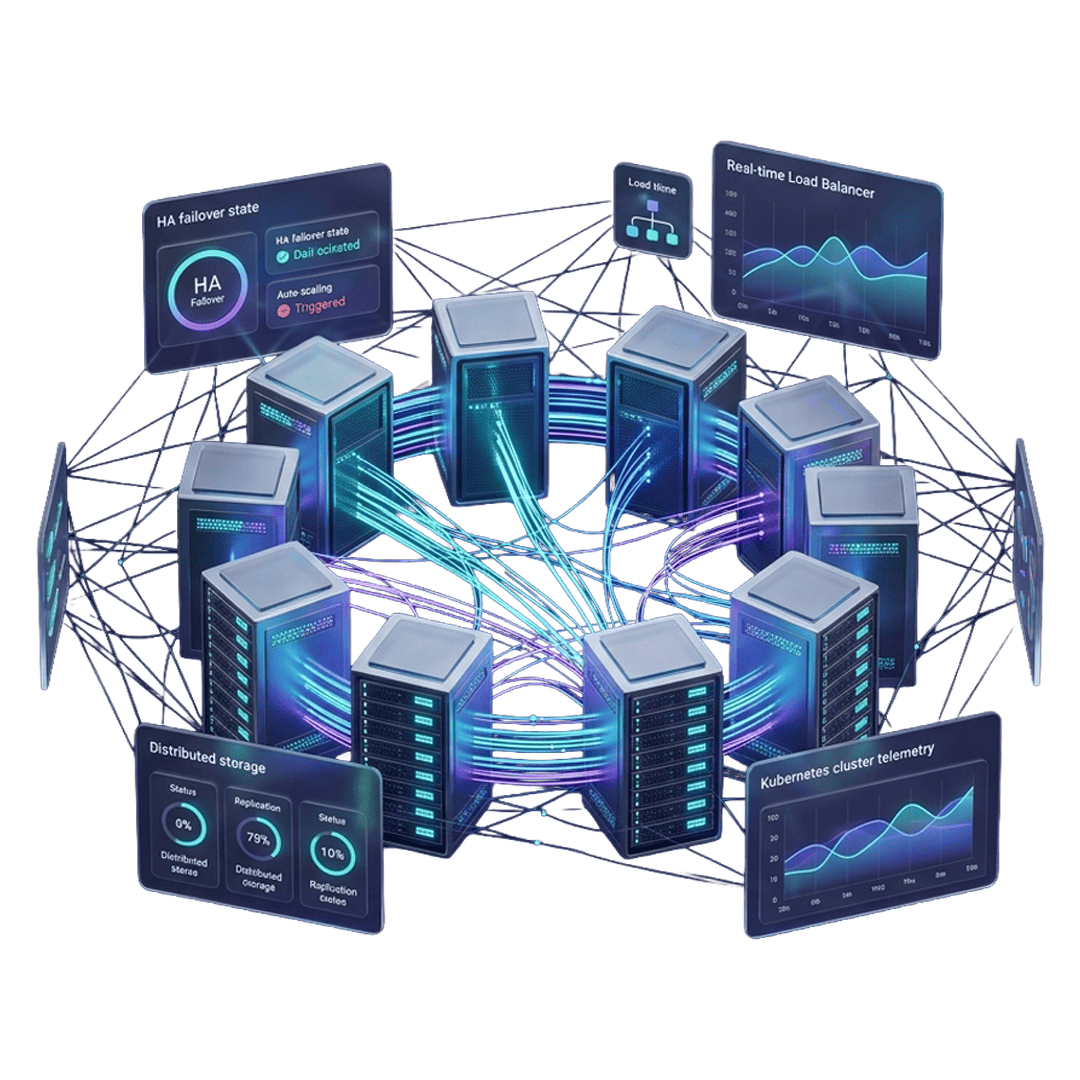 Server Clustering and High Availability Setup