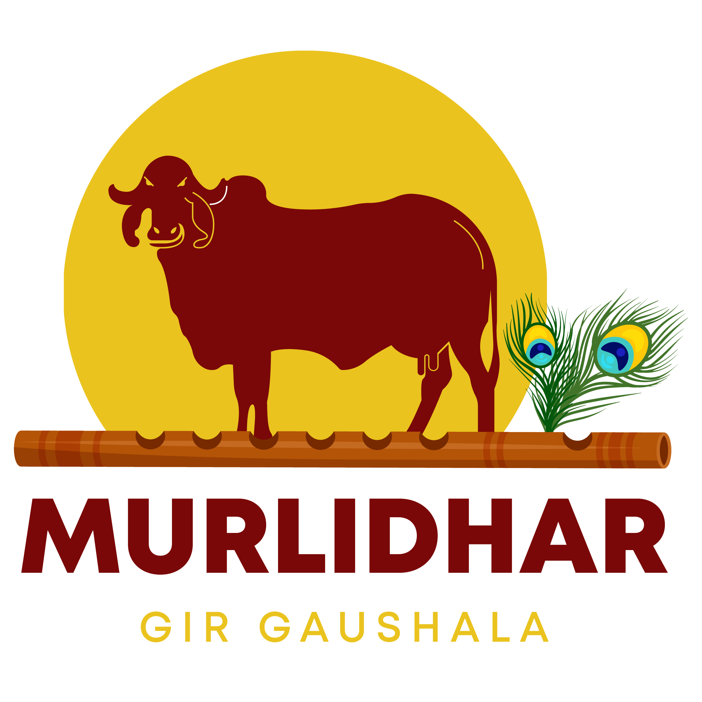 Murlidhar Gir Gaushala logo