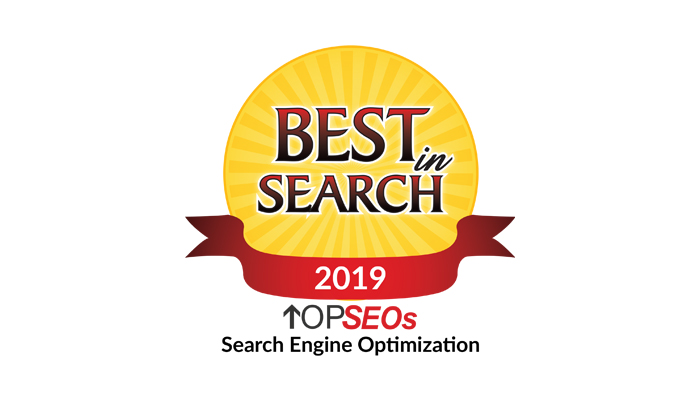 Techno Infonet awarded as BEST in SEARCH, Search Engine Optimization company 2019 by topseos.com